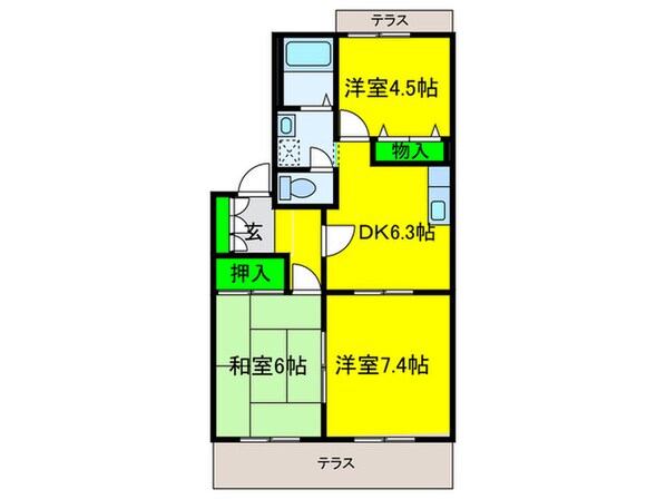 メゾン隆生の物件間取画像